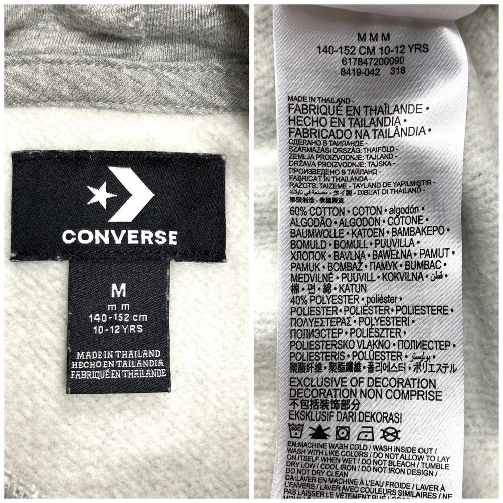 Converse Signature Chuck Patch Crop Pullover Hood